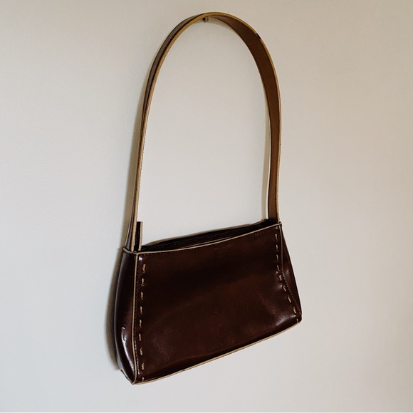 ALDO Brown Leather Bag - Picture 2 of 2